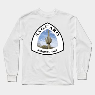 Saguaro National Park shield Long Sleeve T-Shirt